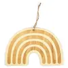 Graine Creative Suspension Arc-en-ciel en bois à décorer 16 x 25 cm