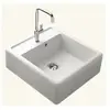 SCD Évier timbre d'office granit blanc cassé Kümbad KIWI 1 bac 595x630