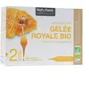 Nat & Form Ampoules Gelée Royale Bio 20 unités