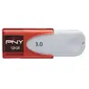 PNY Cle USB 3.0 PNY Attaché 4 128Go Rouge Blanc