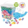 Maxicorn seau 380 flocons colorés - JBM