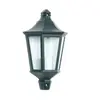 Demi Applique Extérieure 60W E27 Fonte Noire LOAN