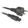 APM Cordon d'alimentation secteur cee 7-7 iec c5 mâle femelle noir 1.8m