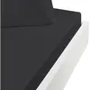 Sensei Maison Drap housse en flanelle de coton bonnet 30 cm anthracite 120x190 cm