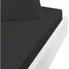 Sensei Maison Drap housse en coton bonnet 30 cm  anthracite 80x200 cm