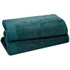 Sensei Maison Lot de 2 draps de bain 500 g/m²  denim 70x130 cm