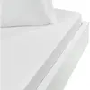 Sensei Maison Drap housse jersey coton peigné extensible bo blanc 140x190 cm