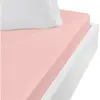 Sensei Maison Drap housse jersey coton peigné extensible bo poudre 120x190 cm