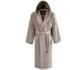 Sensei Maison Peignoir à capuche uni 420 g/m²  sable L