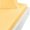 Sensei Maison Drap housse en coton bonnet 30 cm  miel 120x190 cm