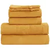 Sensei Maison Ensemble de bain 6 pièces en coton Caramel