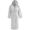 Sensei Maison Peignoir à capuche uni 420 g/m²  blanc XL
