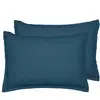 Lot de 2 taies d'oreiller en coton  denim 50x70 cm