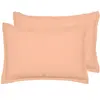 Sensei Maison Lot de 2 taies d'oreiller en coton  petale 50x70 cm