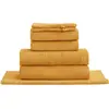 Sensei Maison Ensemble de bain avec tapis 7 pièces  caramel