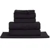 Sensei Maison Ensemble de bain avec tapis 7 pièces  carbone