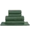 Sensei Maison Ensemble de bain avec tapis 5 pièces  lichen