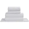 Sensei Maison Ensemble de bain avec tapis 5 pièces  blanc