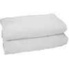 Sensei Maison - Lot de 2 draps de Bain 500 g/m² Studio - 70x130 cm - Blanc