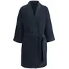 Sensei Maison - Peignoir Court nid d'abeille Spa - 3 - L - Bleu Nuit