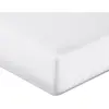 Protège matelas molleton en coton Blanc 140x200 cm