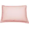 Sensei Maison Lot de 2 taies d'oreiller en percale lavée  poudre 50x70 cm