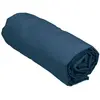 Drap housse Satin de Coton 120 fils/cm² Uni VERSAILLES Marine 160x200