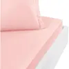 Drap housse en percale de coton Poudre 80x200 cm