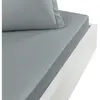 Sensei Maison Drap housse en percale de coton Galet 90x200 cm