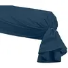 Sensei Maison - Taie de traversin en Percale de Coton Soft Percale - 45x185 cm - Indigo