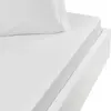 Drap housse en percale de coton Blanc 90x190 cm