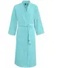 Sensei Maison Peignoir col kimono en coton  Bleu Turquoise L