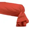 Sensei Maison - Taie de traversin en Percale de Coton Soft Percale - 45x185 cm - Terracota