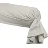 Sensei La Maison du Coton Taie de traversin en percale Gris Perle 45x185 cm