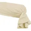 Taie de traversin en percale Ficelle 45x185 cm