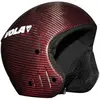 Casque de ski - VOLA - ELEMENT6 - Rouge - Homologué FIS - Coque en carbone