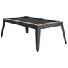 Billard Steel Chene Sable Pieds Gris Drap Gris Ardoise René Pierre