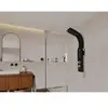 Shower & Design Vente-unique - Colonne de douche hydromassante - noire - 20132 cm - kourbea