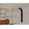 Colonne de douche balnéo thermostatique à leds FELICITA - 20*165cm - N...
