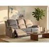 Vente-unique - Canapé 3 places relax en microfibre hernani - Gris