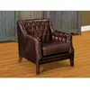 VENTE-UNIQUE Fauteuil en cuir COLBERT - Chocolat