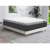 VENTE-UNIQUE Matelas 160 x 200 cm ressorts ensachés et surmatelas intégré ép.30cm - gamiani de ysmée