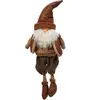 Sia Deco Figurine père noël à asseoir décorative artificielle crème H71