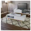 Table basse home 1 tiroir / Blanc/ 120x60x38