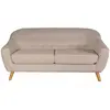 UB DESIGN Canapé 3 places SUVI - Beige - Tissu