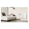 Carrera - Radiateur à inertie Ceramique Verre Blanc lcd 1500W - Blanc