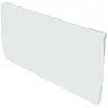 Carrera - Radiateur à inertie Ceramique Verre Blanc lcd 2000W - Blanc