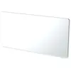 Carrera Cayenne Panneau Rayonnant Lcd Klass 2000 W En Verre Blanc