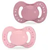 Luc Et Léa Sucette Anatomique Végétale 6-18m Rose Lot De 2