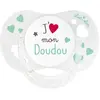 Luc et Léa Sucette Silicone 0-6m J'aime Mon Doudou